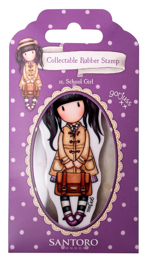 Gorjuss Cling Stamp S School Girl #11