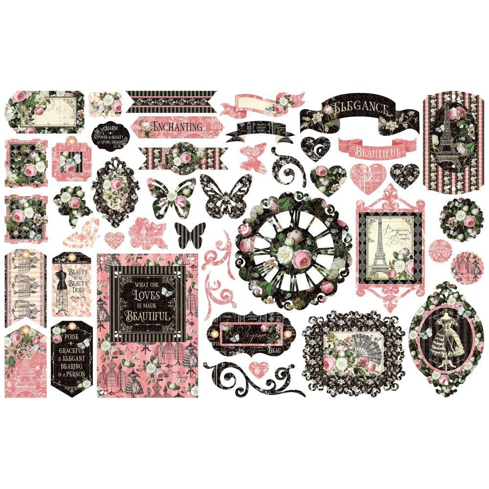 Graphic 45 Elegance Die-Cut Assortment (4502200)