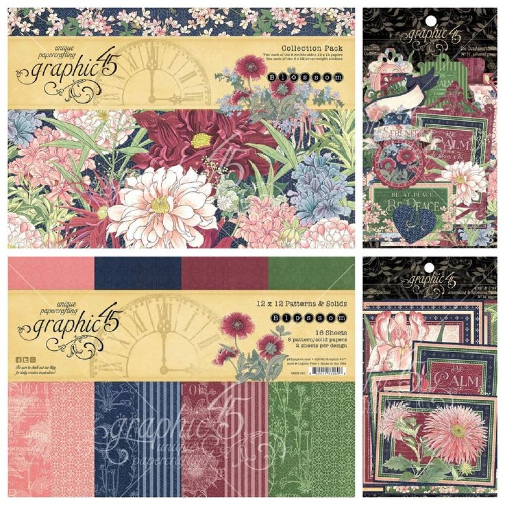 Graphic 45 Blossom Scrapbooking Kit