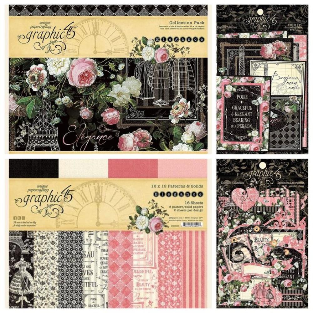 Graphic 45 Scrapbooking Kit Elegance