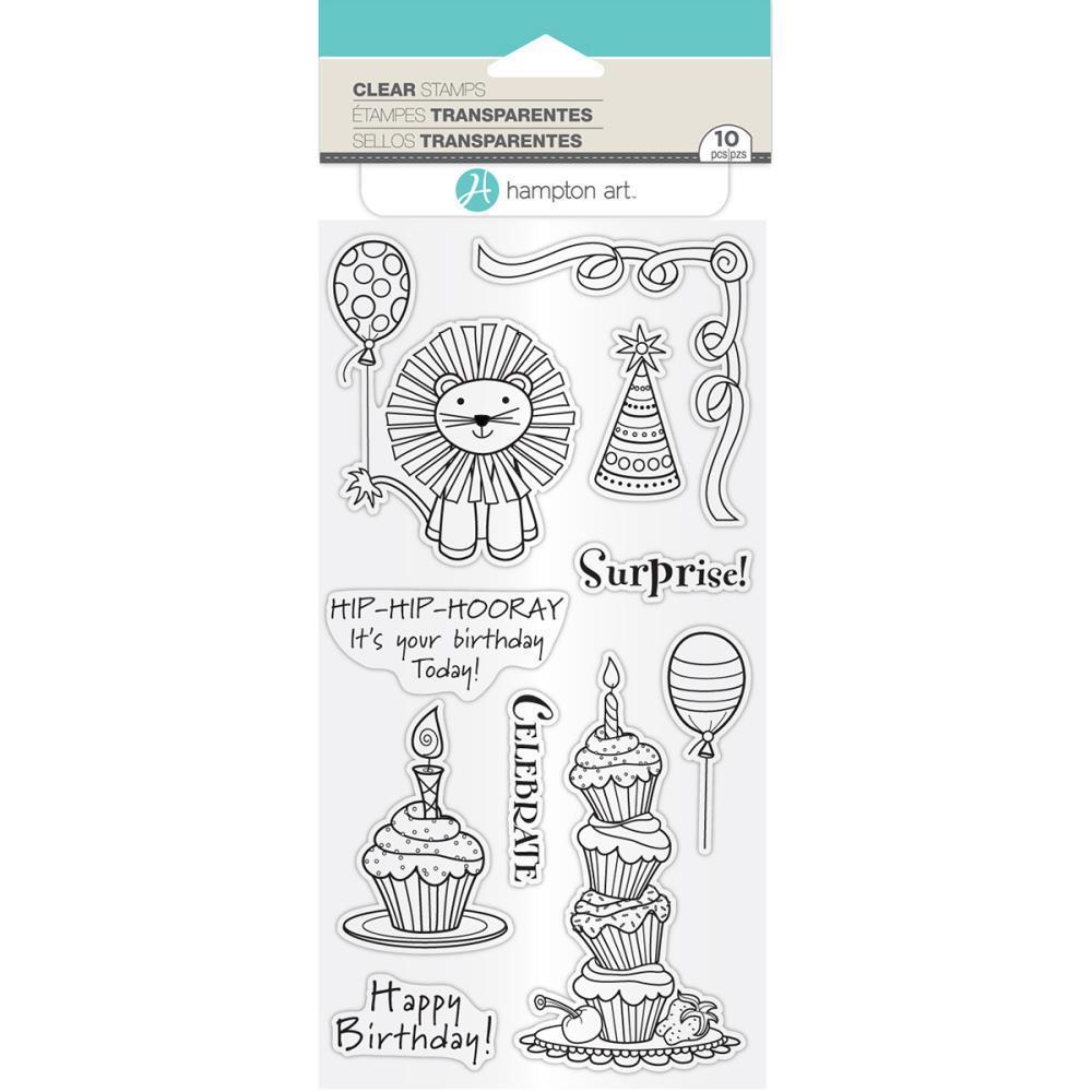 Hampton Art Clear Stamps  Happy Birthday #SC0772