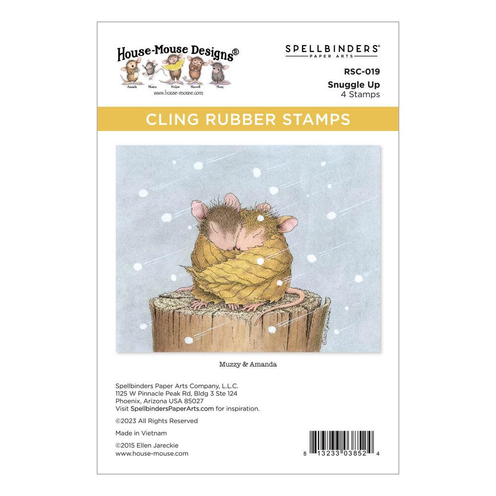 House Mouse Designs Cling Stamp Snuggle Up RSC-019