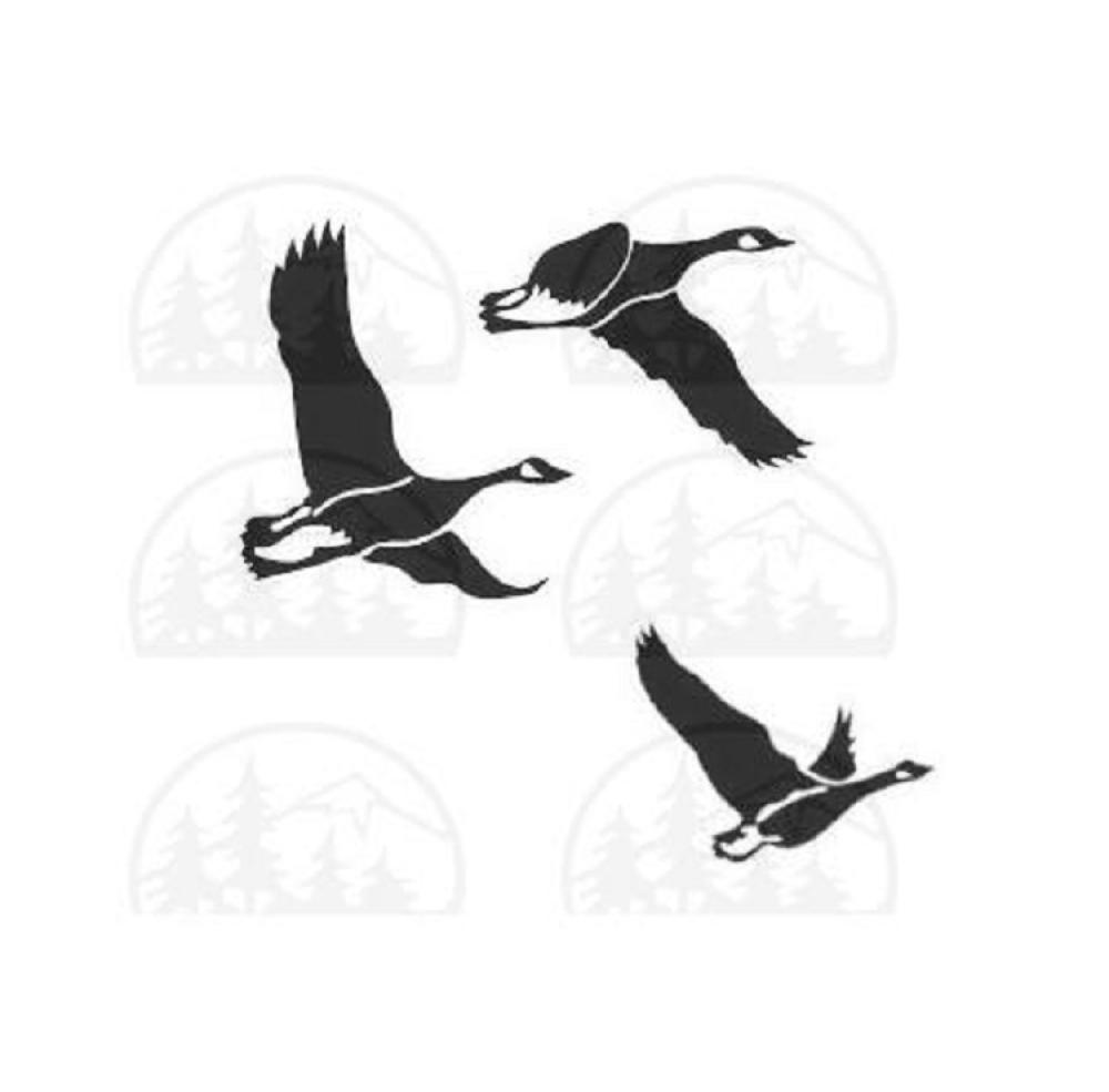 HummelKrafts Cling Rubber Stamps Geese Set