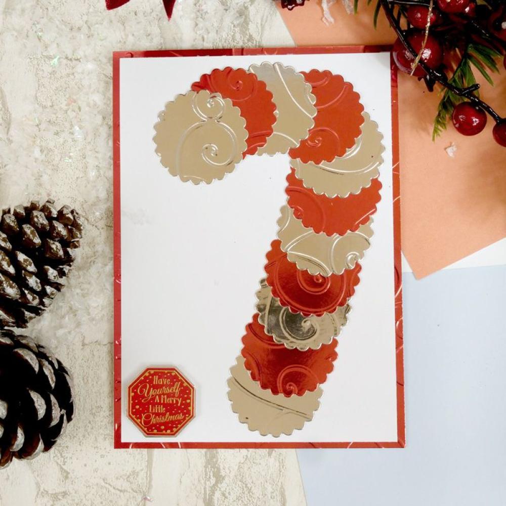 Hunkydory Crafts Embossed Mirri Festive Swirls MCD817