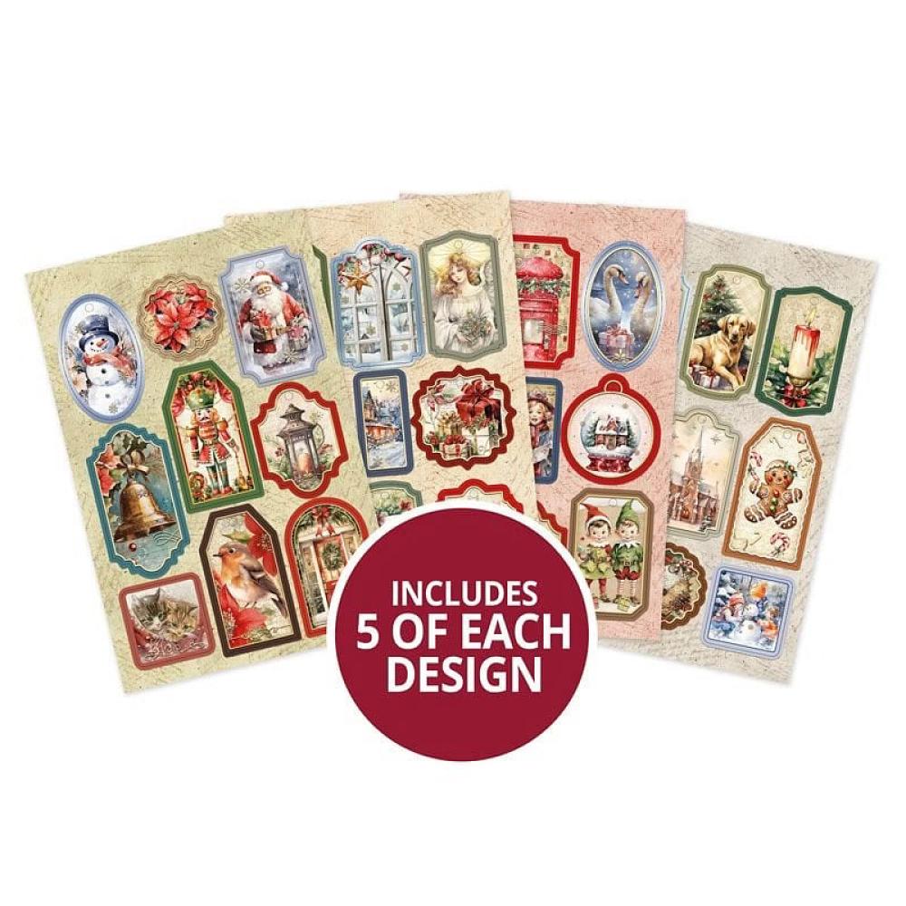 Hunkydory Delightful Die-Cuts Vintage Christmas Tags DDCUT111