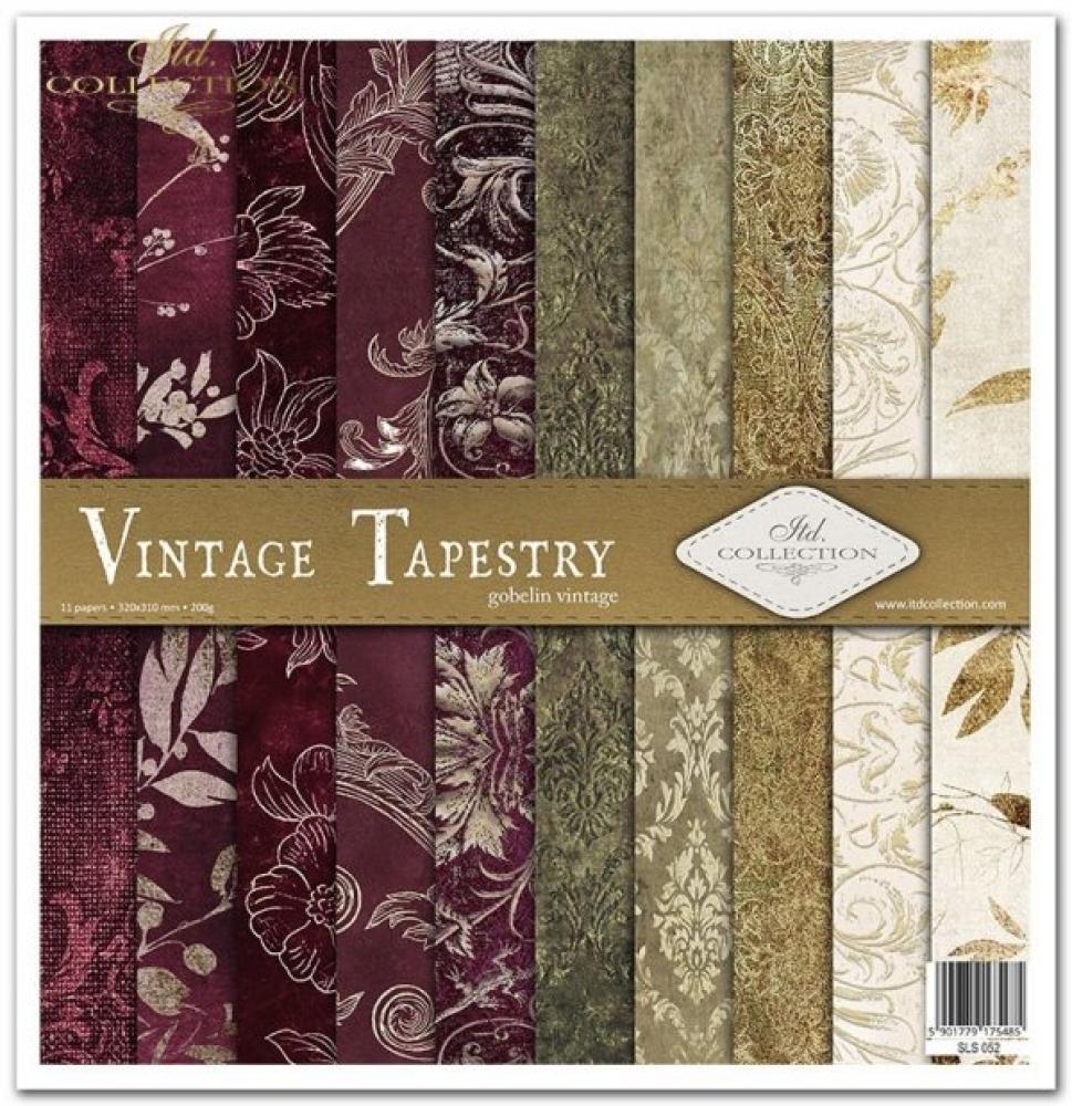 ITD Collection 12x12 Paper Pad Vintage Tapestry #052