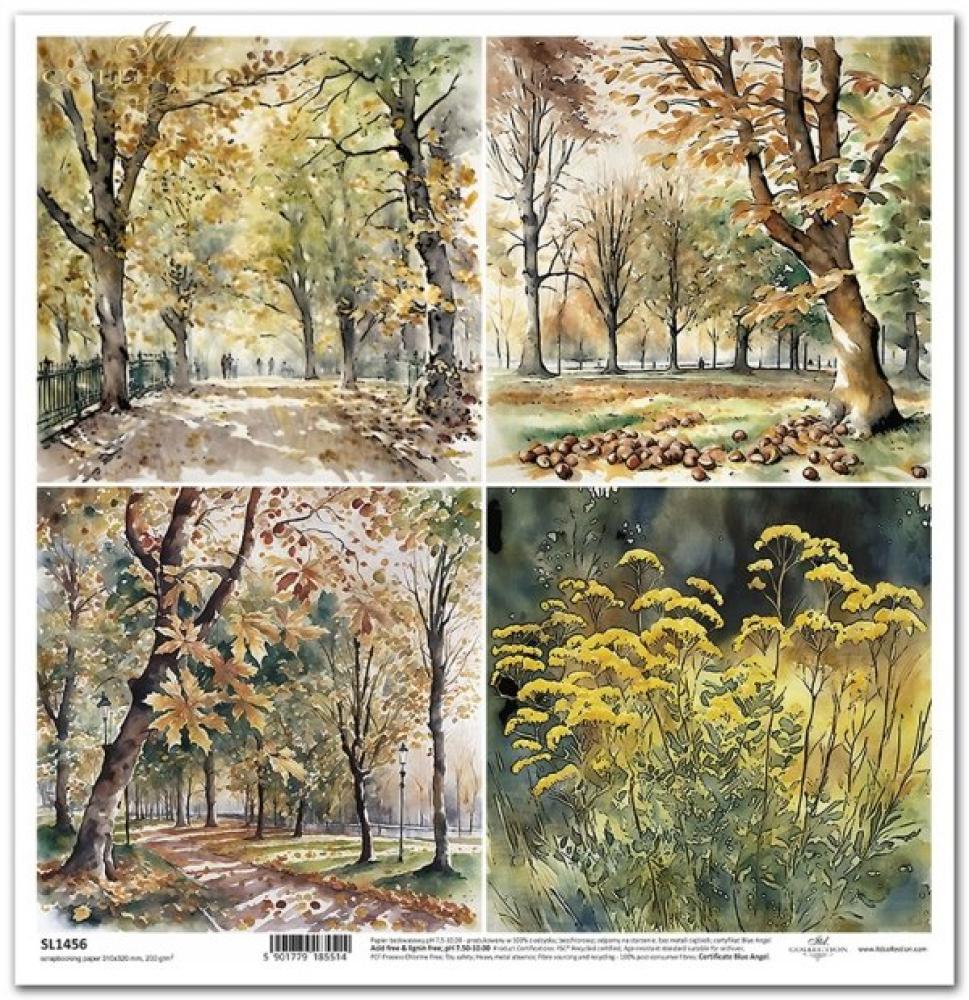 ITD Collection 12x12 Sheet Autumn Love Story SL1456