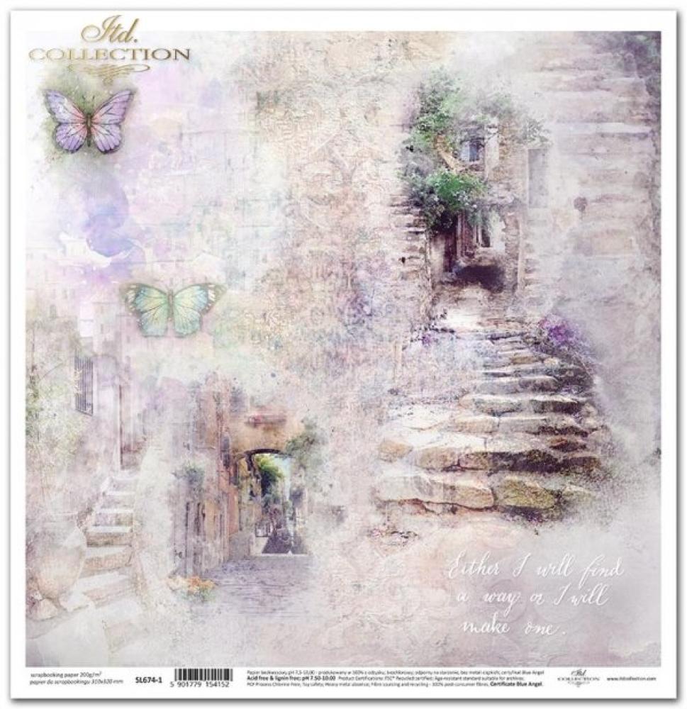 ITD Collection 12x12 Sheet Garden of Dreams #0674