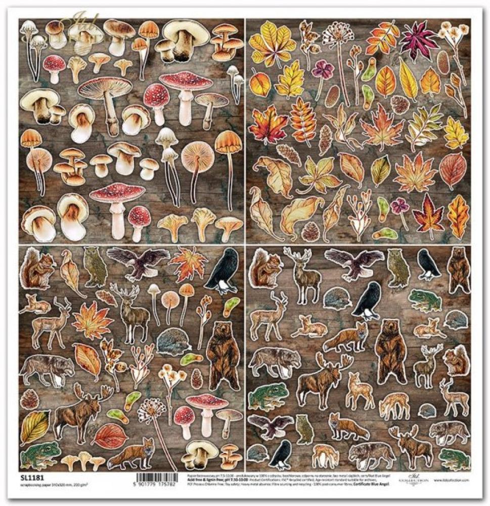 ITD Collection 12x12 Sheet Mysterious Forest Elements #1181