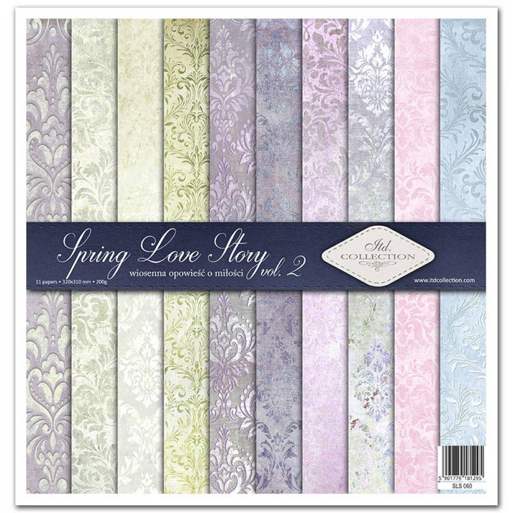 ITD Collection Paper Pad 12x12  Spring Love Story 2 #060