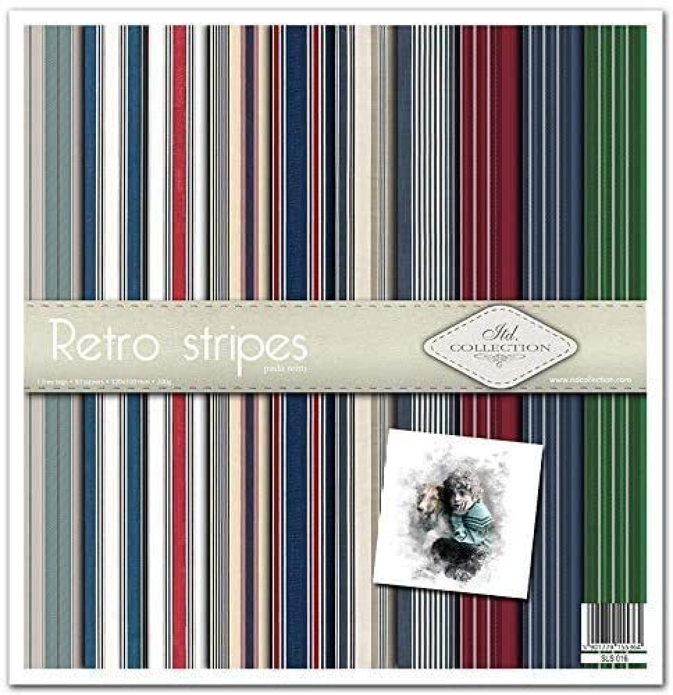 ITD Collection 12x12 Paper Pad Retro Stripes