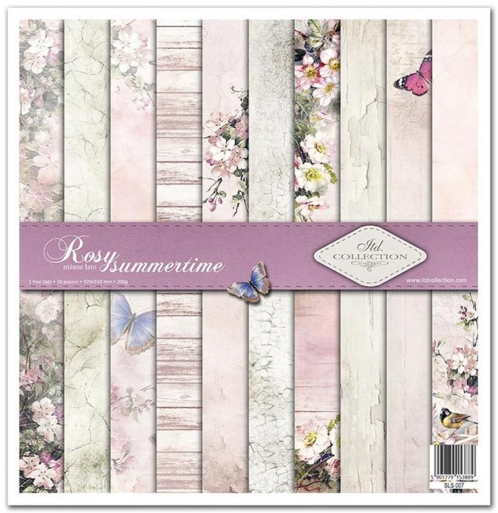 ITD Collection 12x12 Paper Pad Rosy Summertime #007