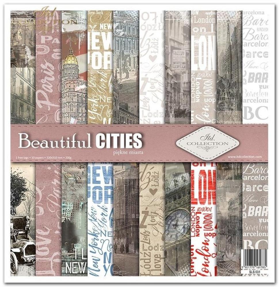 ITD Collection  Paper Pad 12x12 Beautiful Cities