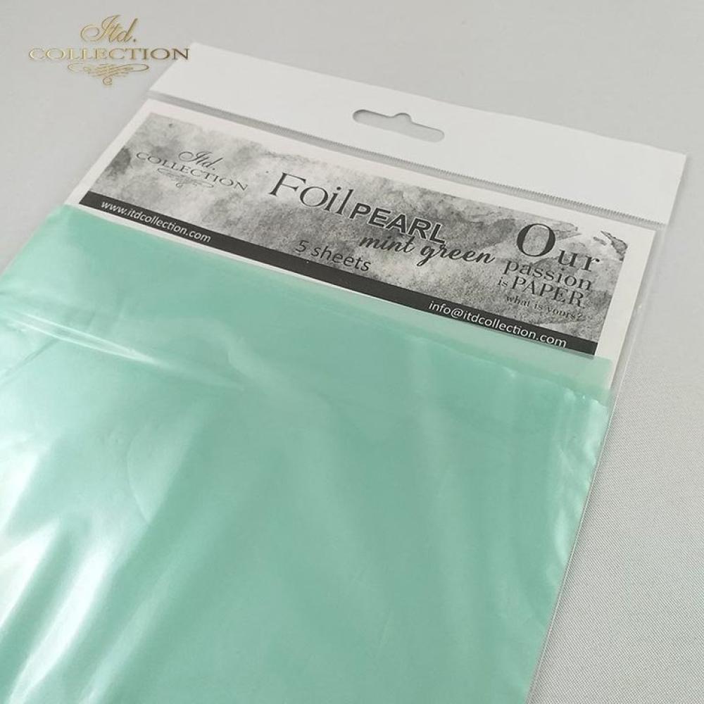 ITD Metallic Foil Pearl Mint Green