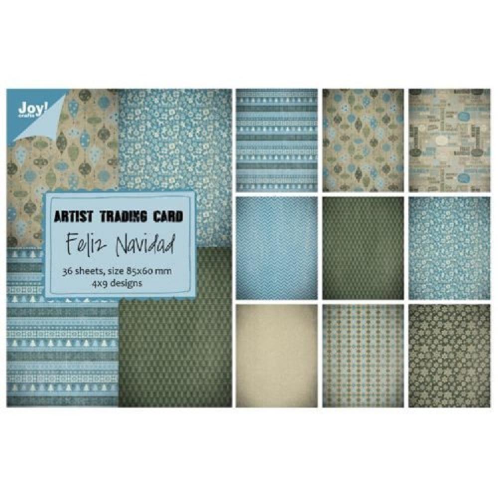 Joy!Crafts ATC Paper Pad Feliz Navidad #6011-0404