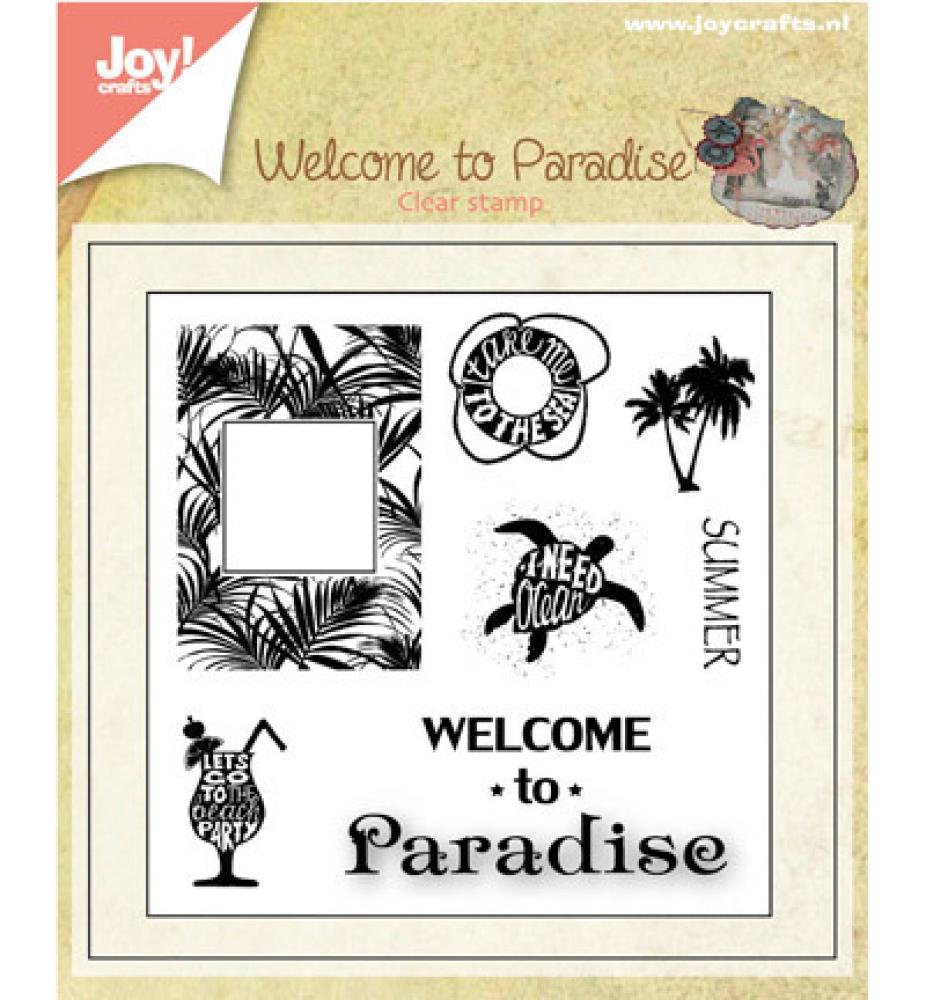 Joy!Crafts Clearstamp Welcome to Paradise #2