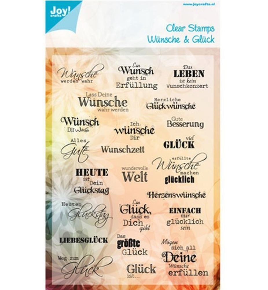 Joy!Crafts Clearstamp Wünsche & Glück