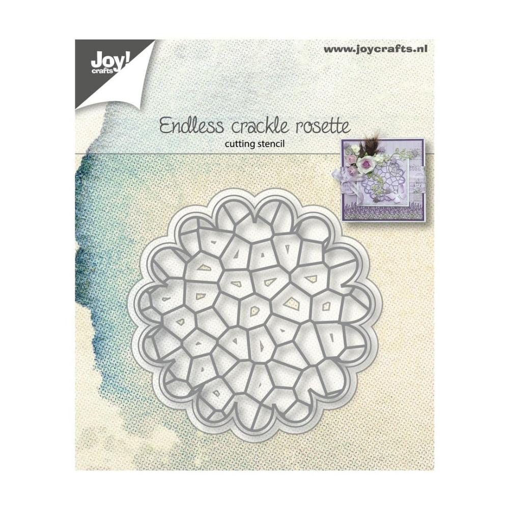 Joy Crafts Stanzschablone Endless Crackle Rosette #6002/1154