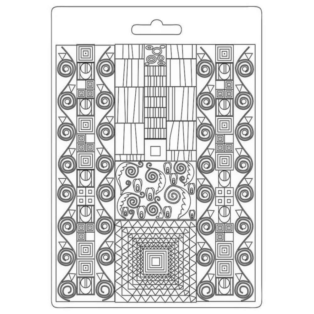 Stamperia A5 Soft Mould Klimt Patterns #5599