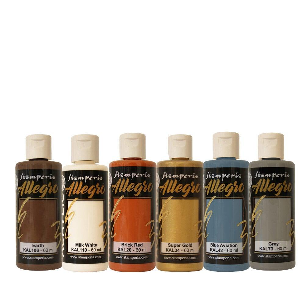 KALKIT54 Stamperia Alterego Allegro Paint Kit (6pcs)