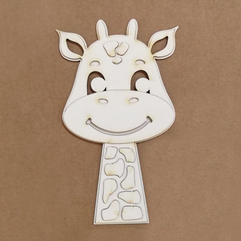 KORA Chipboard Silhouette Giraffe