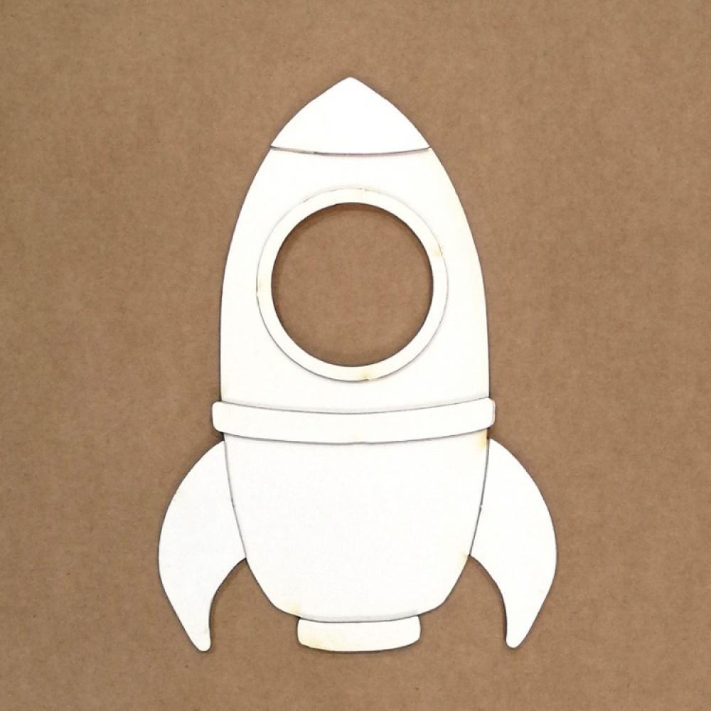 KORA Chipboard Silhouette Rocket Rakete