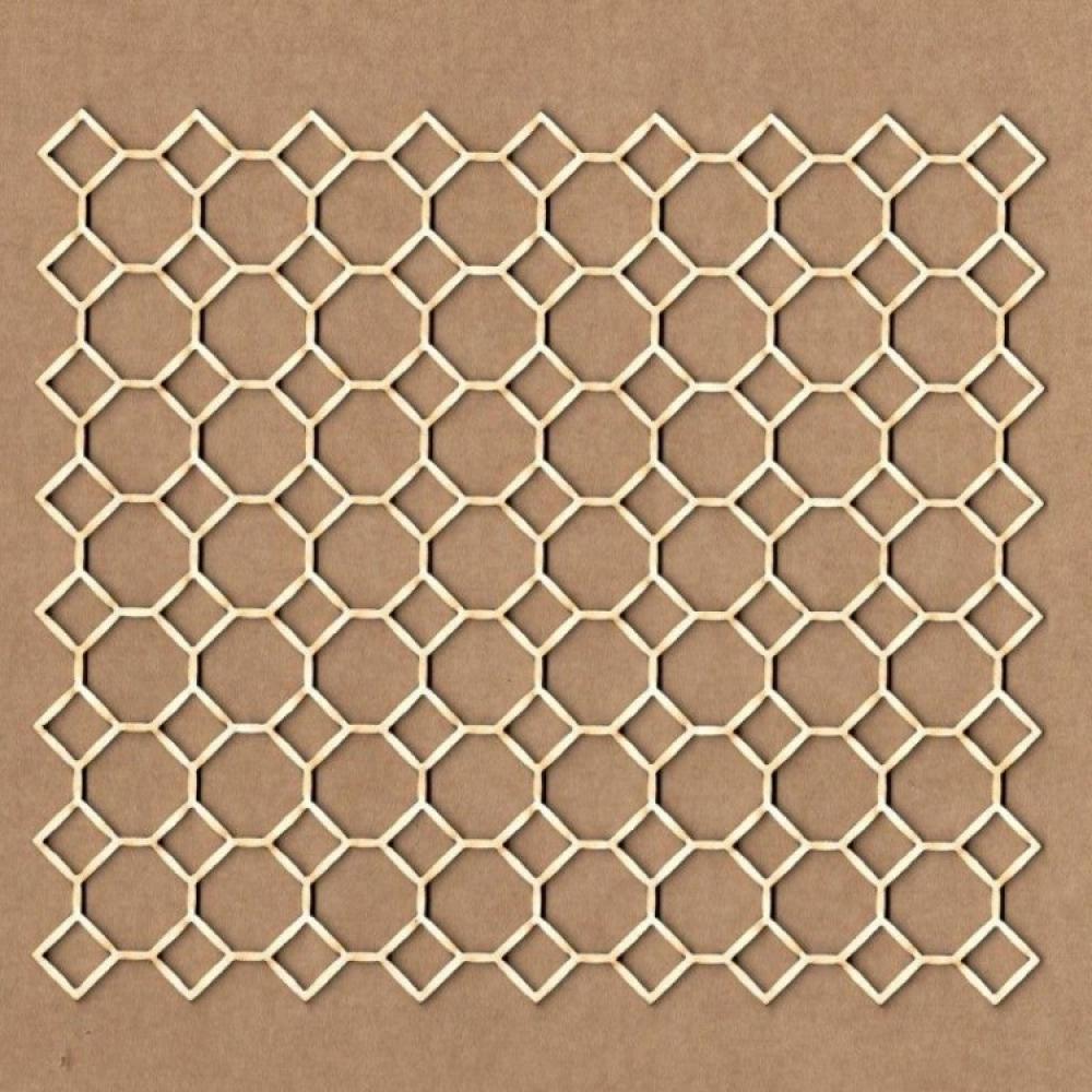 KORA Projects Chipboard Background Diamonds #2288