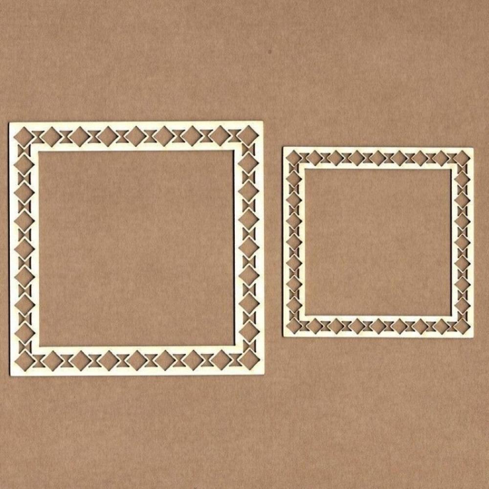 KORA Projects Chipboard Boho Frame Square #2159