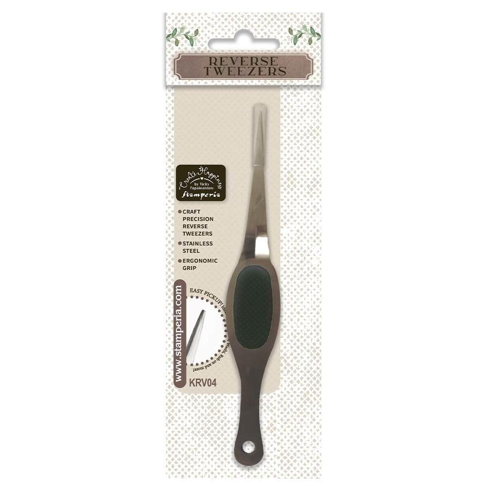 KRV04 Stamperia Create Happiness Reverse Tweezers