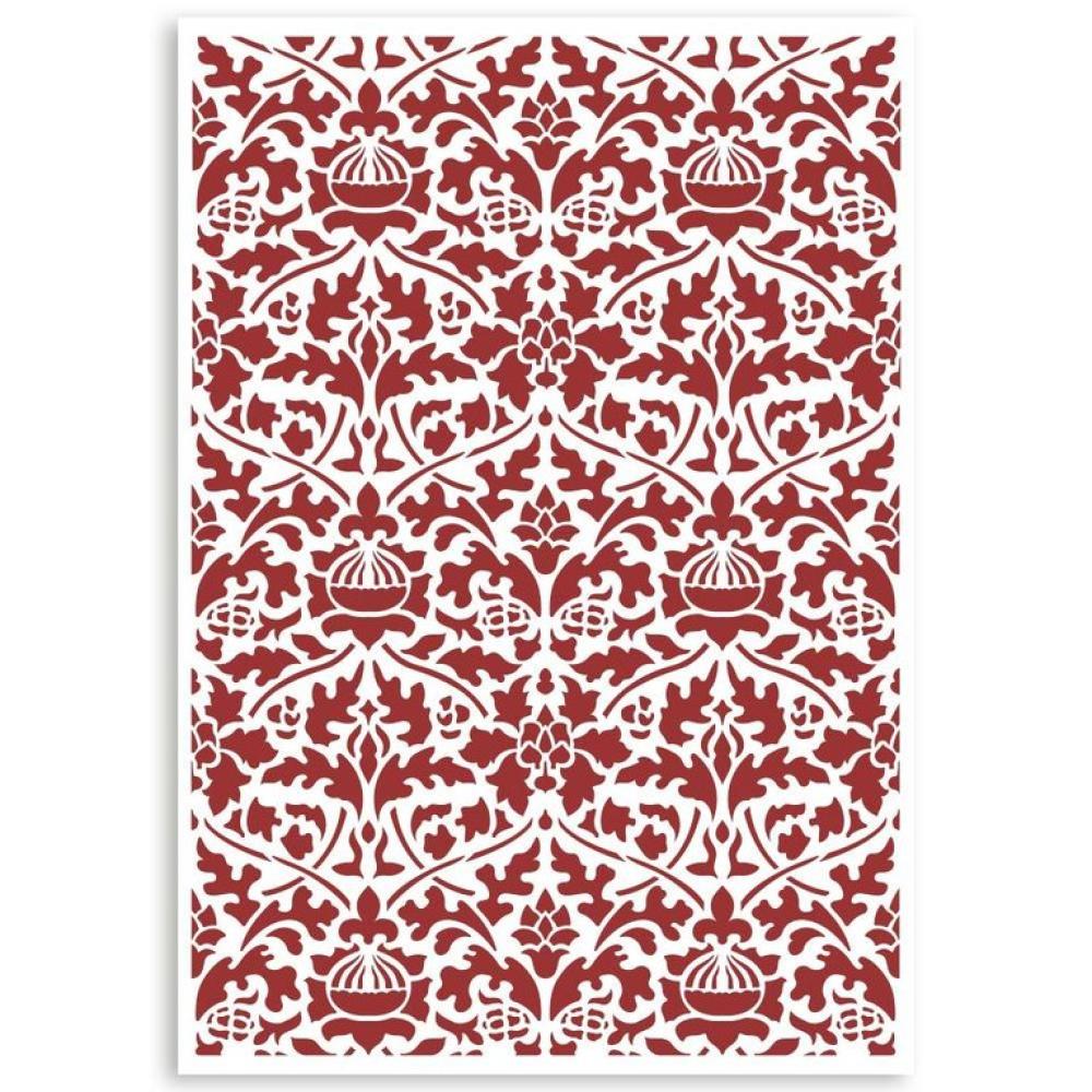 Stamperia Stencil  Casa Granada Wallpaper Pattern KSG484