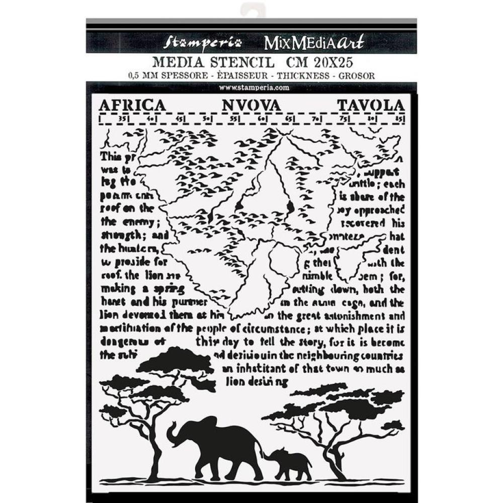 Stamperia Thick Stencil Savana Africa KSTD099