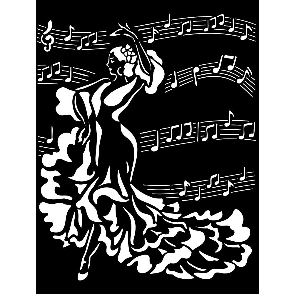 Stamperia Stencil Desire Dancer KSTD122