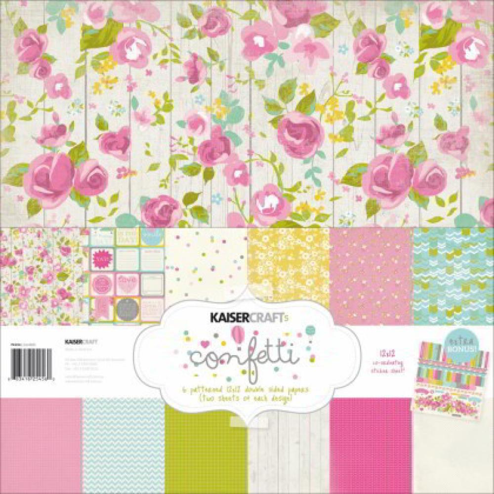 Kaisercraft 12x12 Paper Pack Confetti #PK456