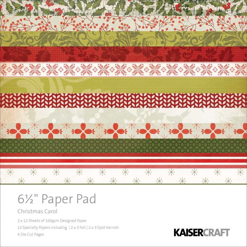 Kaisercraft Christmas Carol 6,5x6,5  Paper Pad