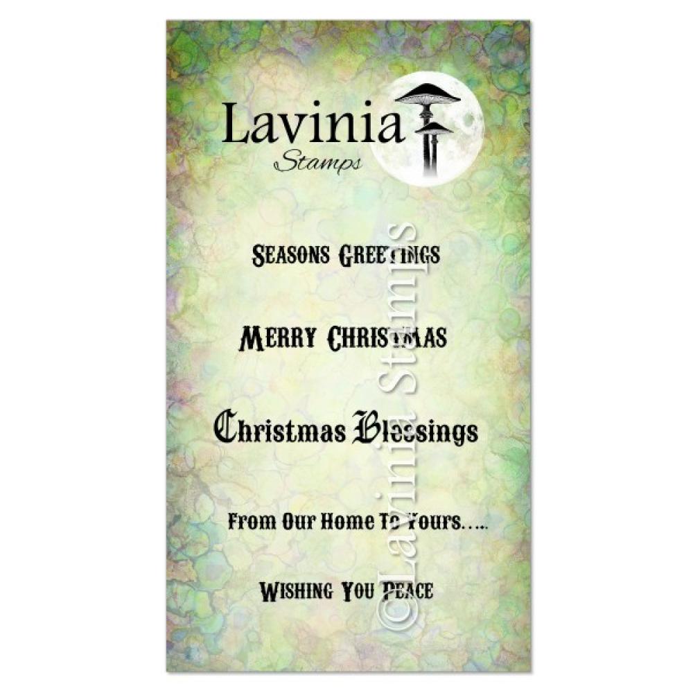 LAV839 Lavinia Stamp Christmas Greetings