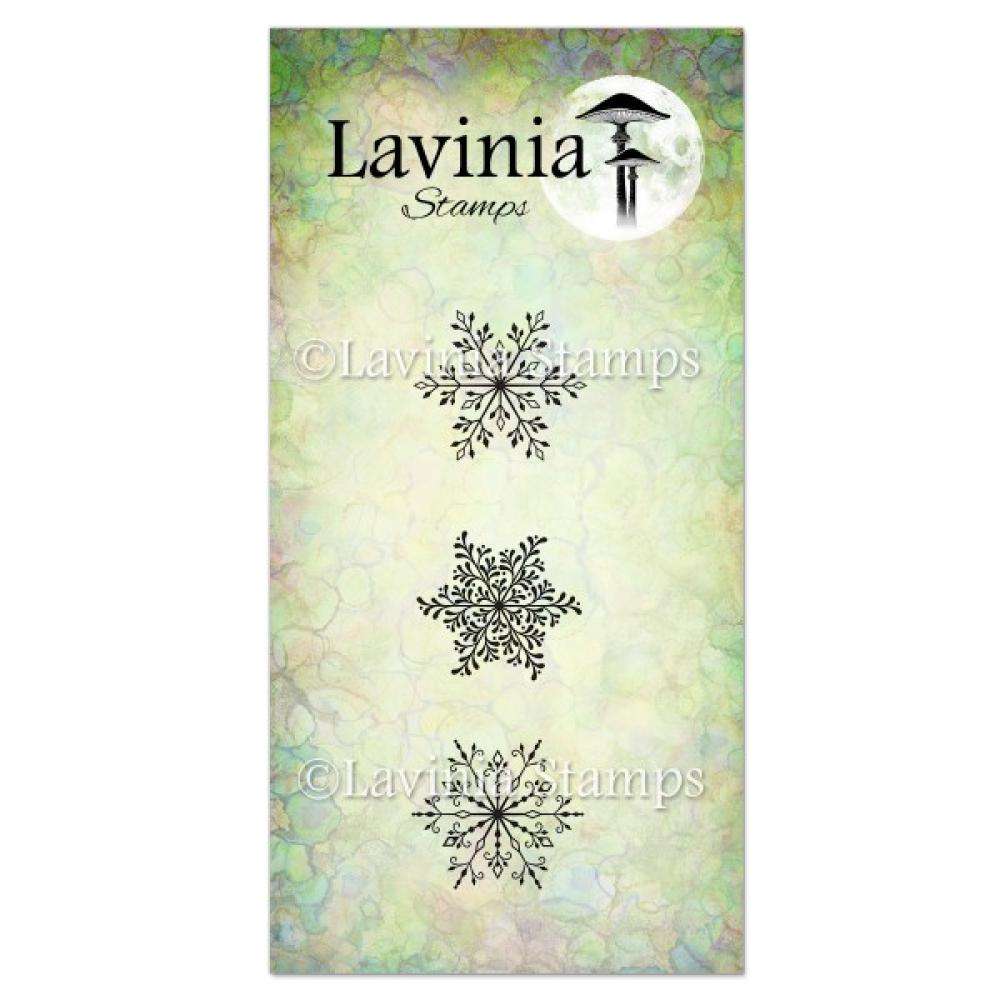 LAV843 Lavinia Stamp Snowflakes Small