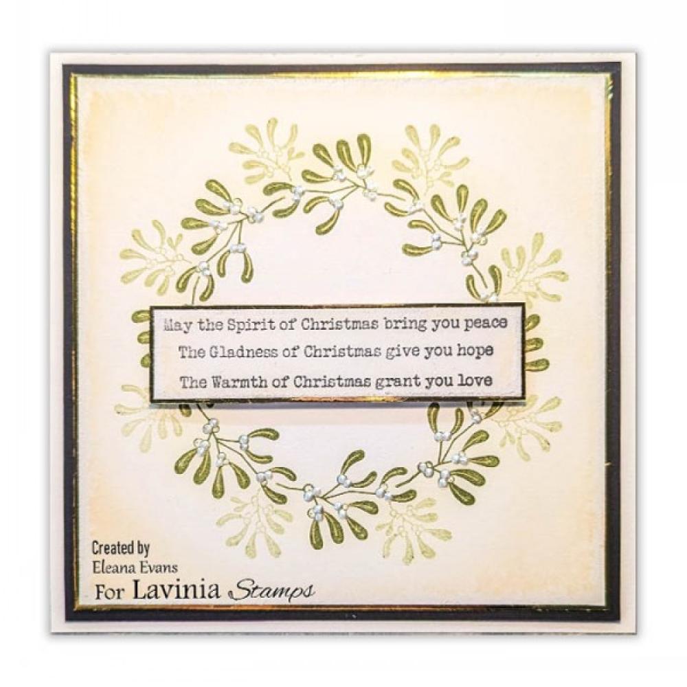 LAV924 Lavinia Christmas Mistletoe Stamp