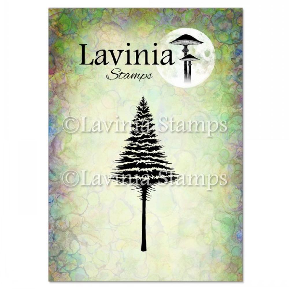 LAV929 Lavinia Snowy Fir Tree Small Stamp