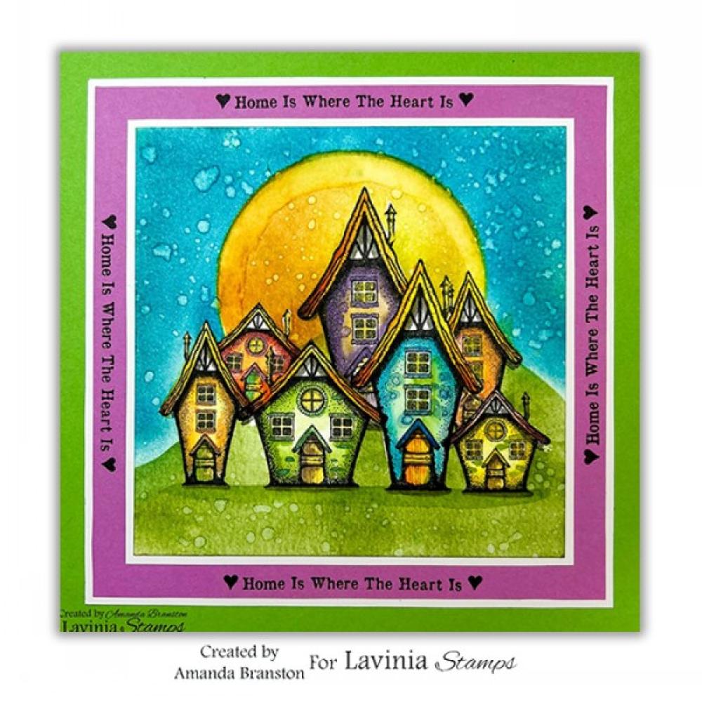 LAV936 Lavinia Woodland Cottages Stamp