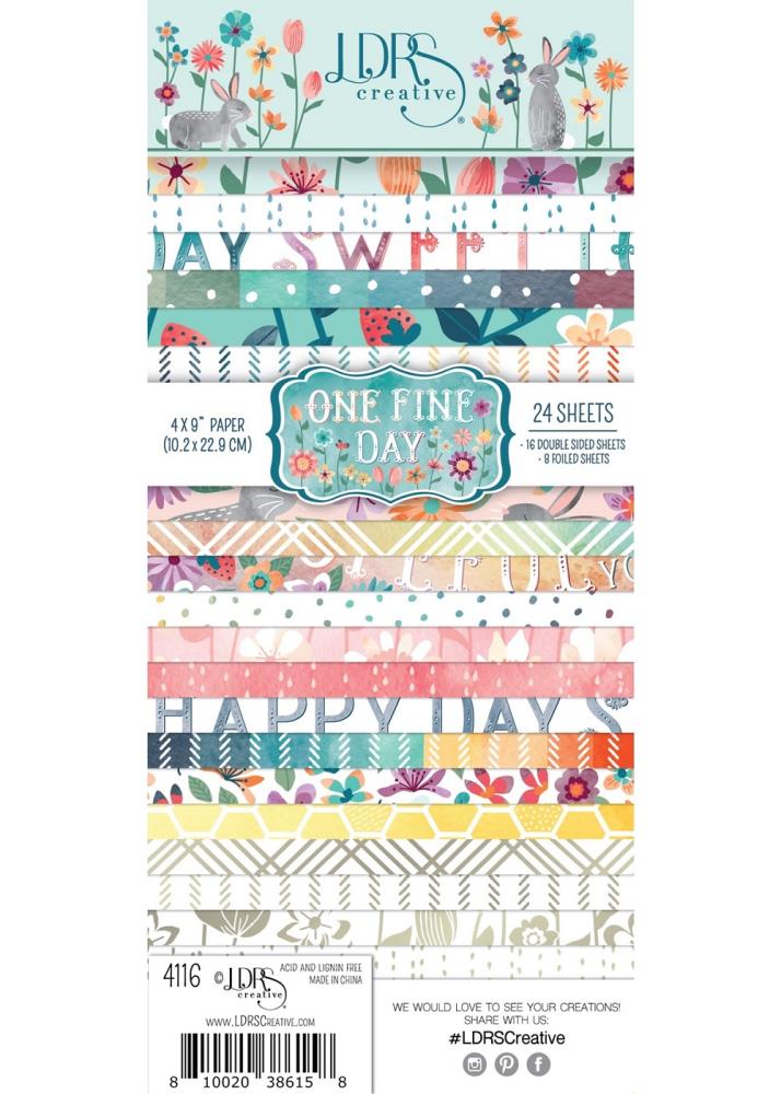 LDRS Creative One Fine Day 4x9 Inch Paper Pack #4116