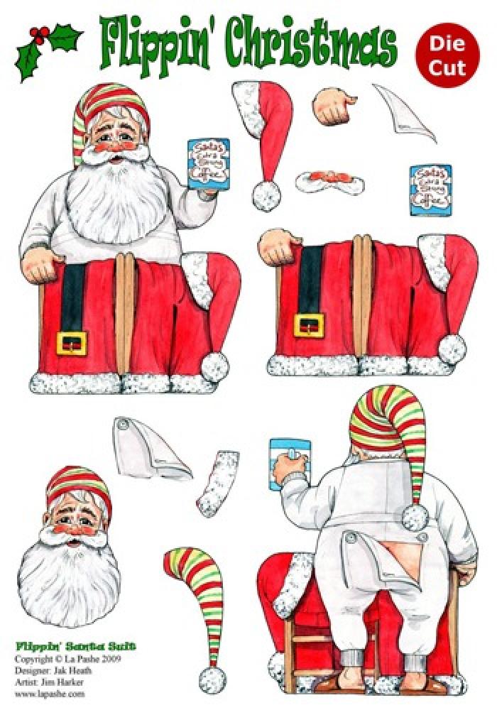 Klappbarer Nikolaus Anzug