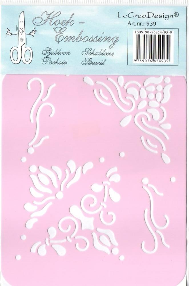 LeCreaDesign Embossing Stencil #939