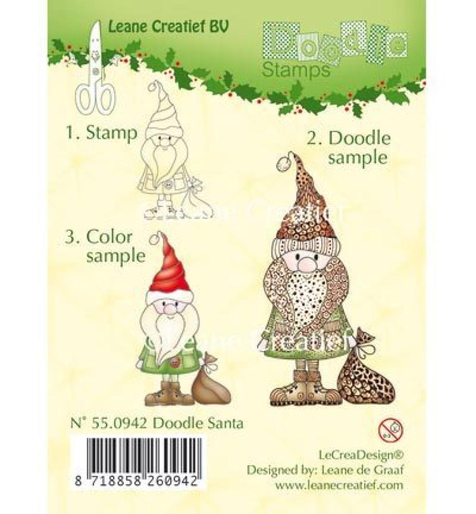 Leane Creatief Doodle Stamp Santa