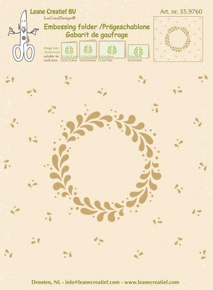 Leane Creatief Embossing Folder Frame