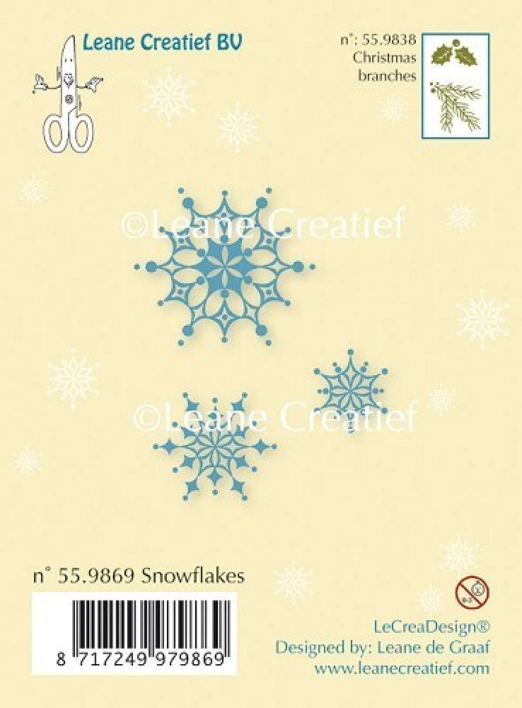 Leane Creatief Stamp Snowflakes