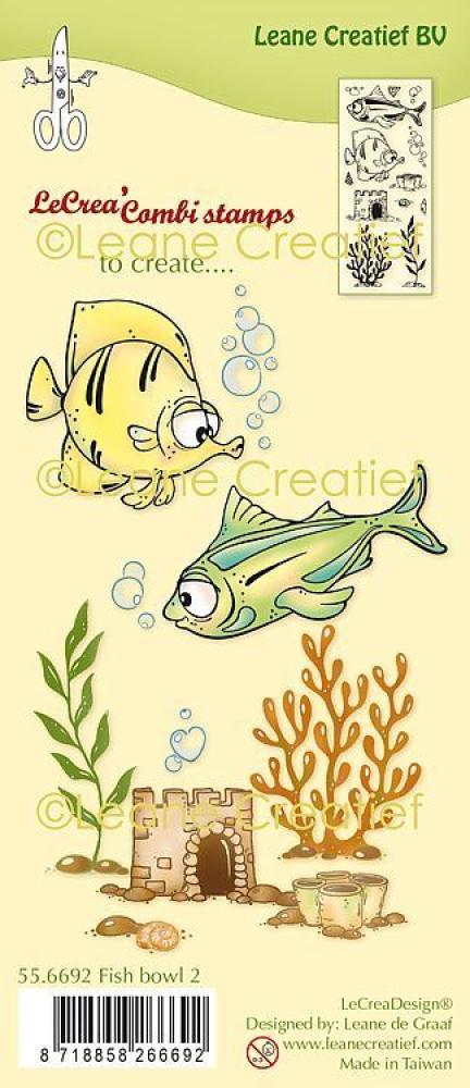 Leane Creatief Stamps Fish Bowl #02