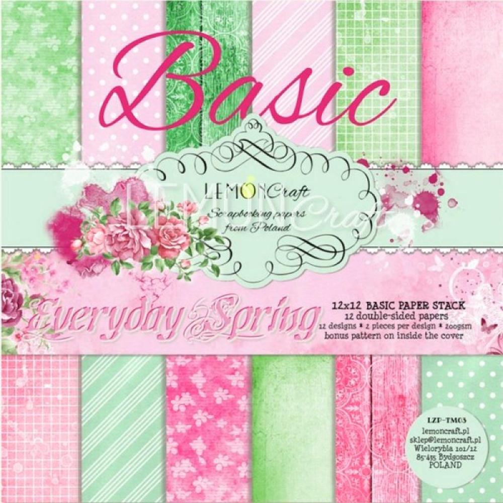 Lemon Craft 12x12 Paper Pack Everyday Spring