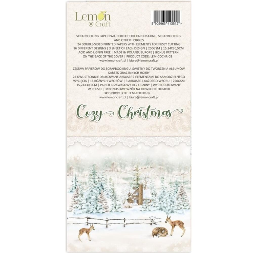 Lemon Craft 6x12 Pad Elements for Fussy Cutting Cozy Christmas