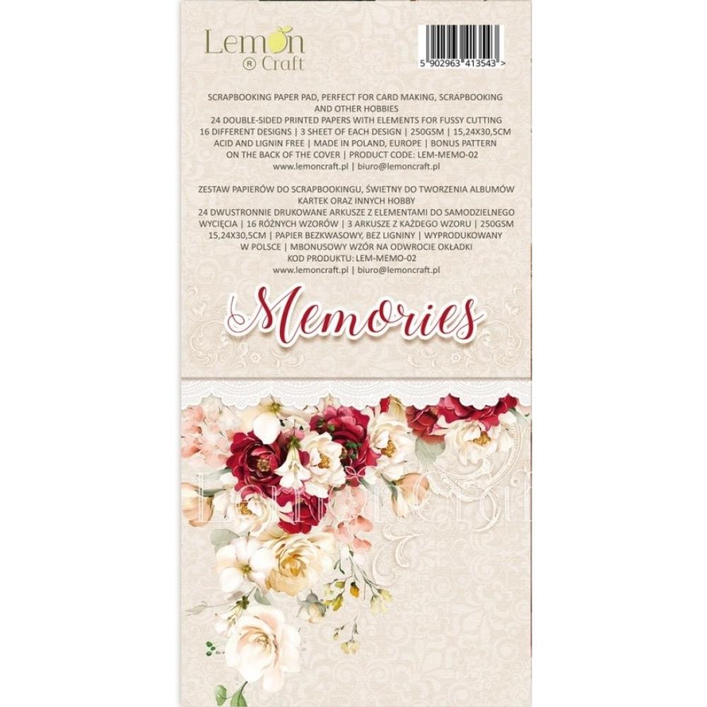 Lemon Craft 6x12 Pad Elements for Fussy Cutting Memories