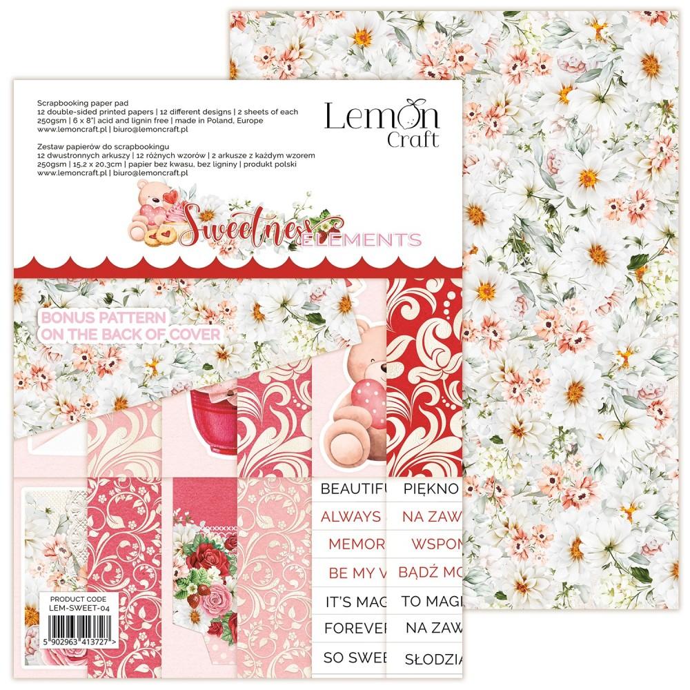 Lemon Craft 6x8 Paper Pad Sweetness Elements